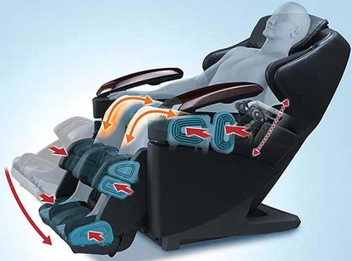 massage chair with airbags