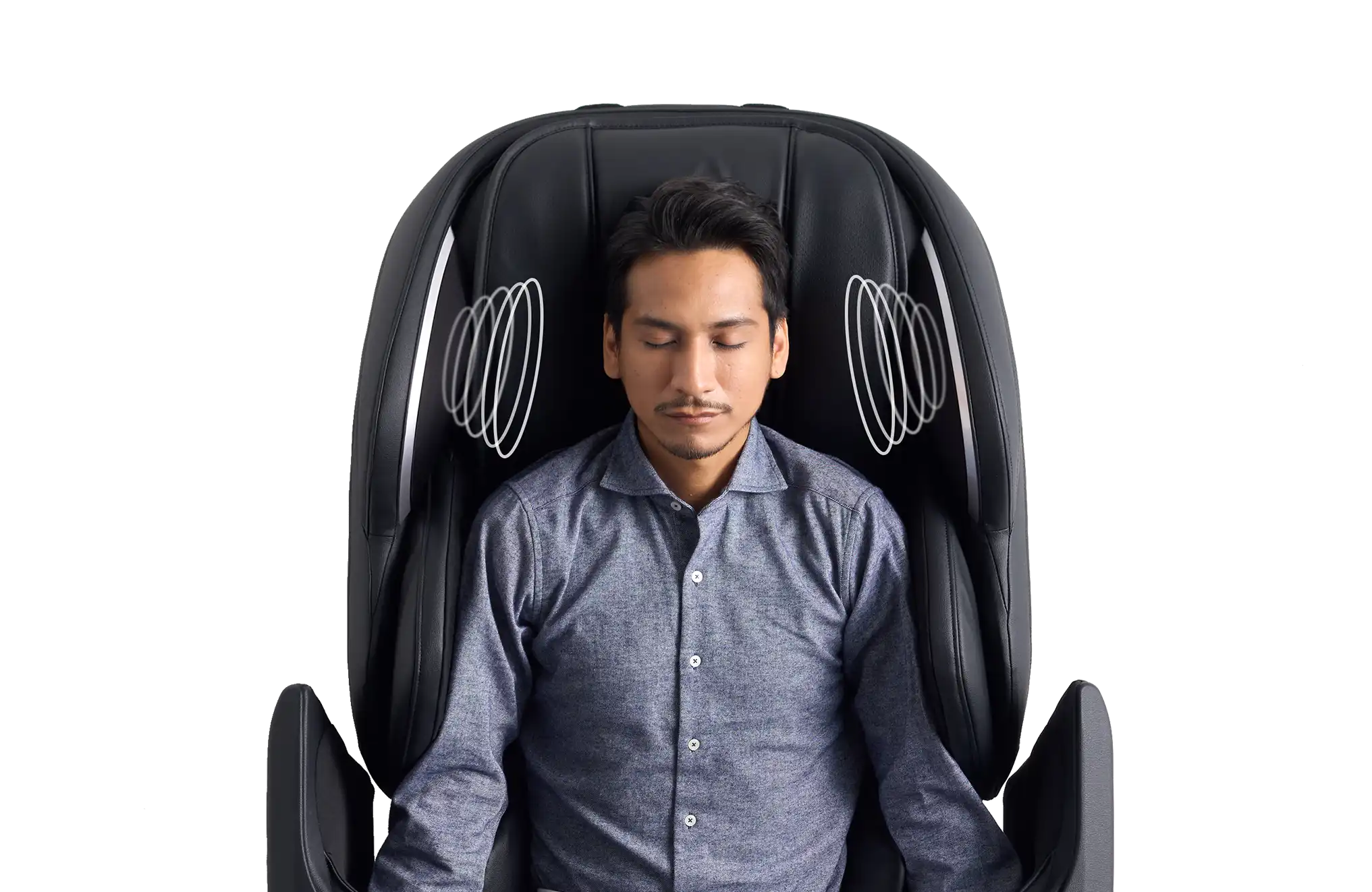 JP4000 massage chair with Bluetooth speakers – immersive sound experience during relaxation by MedicaRelax.